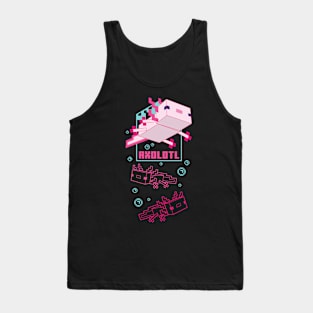 minecraft: axolotl madness Tank Top
